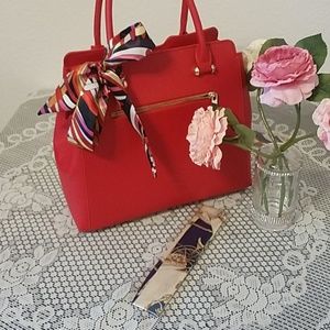 Silk handbag bow. One item.